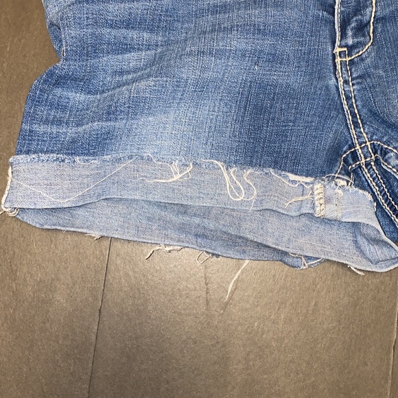 Seven7 Jeans Size 18 Cutoff High Waist Denim Jean Shorts - Picture 12 of 14